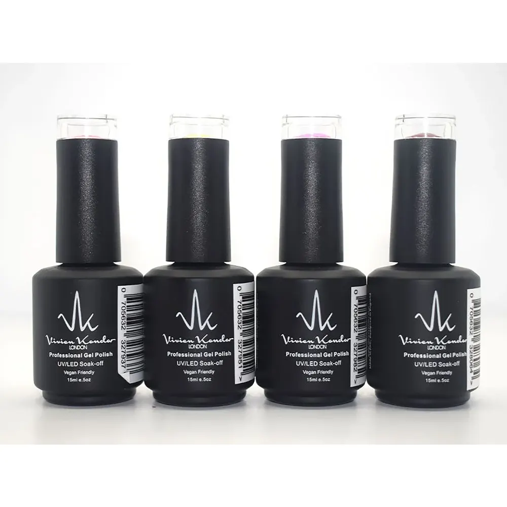 Vivien Kondor Professional Gel Polish Set - Create Your Own Set with 4 Vibrant Shades