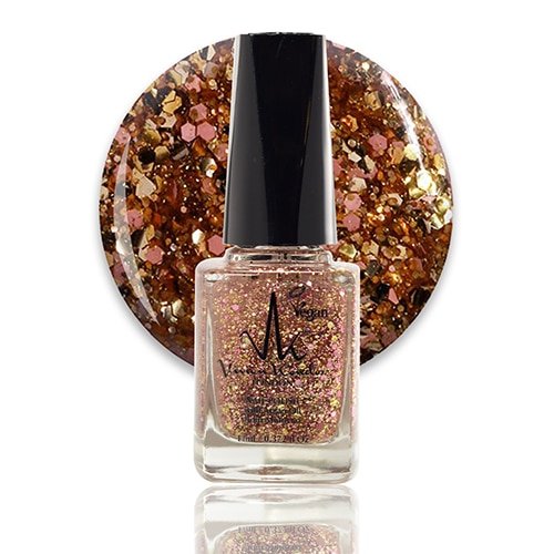 Argan care nail polish 03-Rose-Gold-Glitter