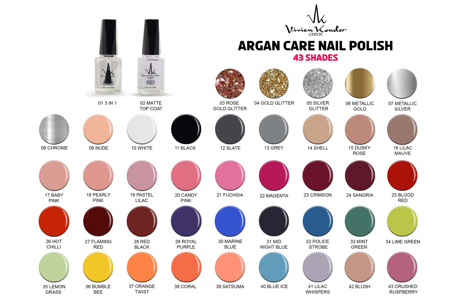 Argan care nail polish