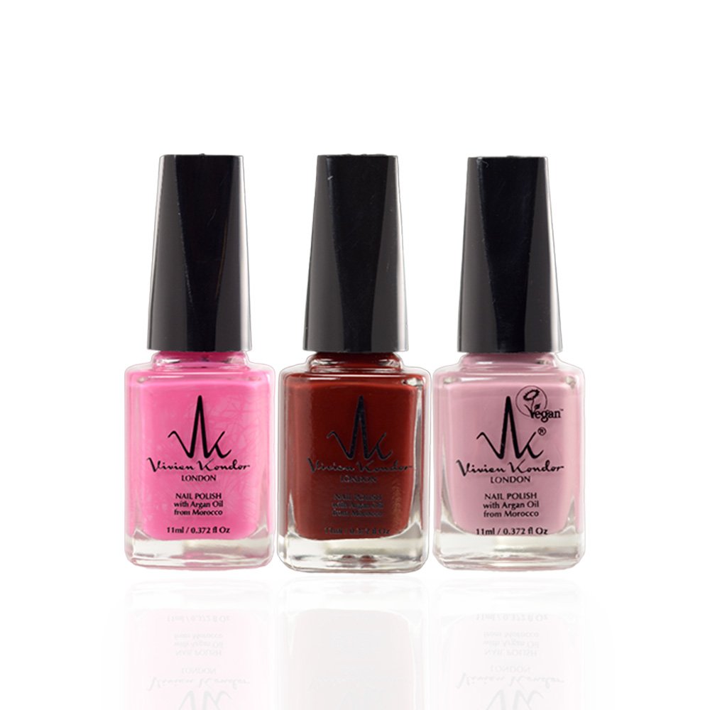 Flaming Red, Fuchsia, Pastel Lilac