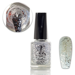sliver glitter.