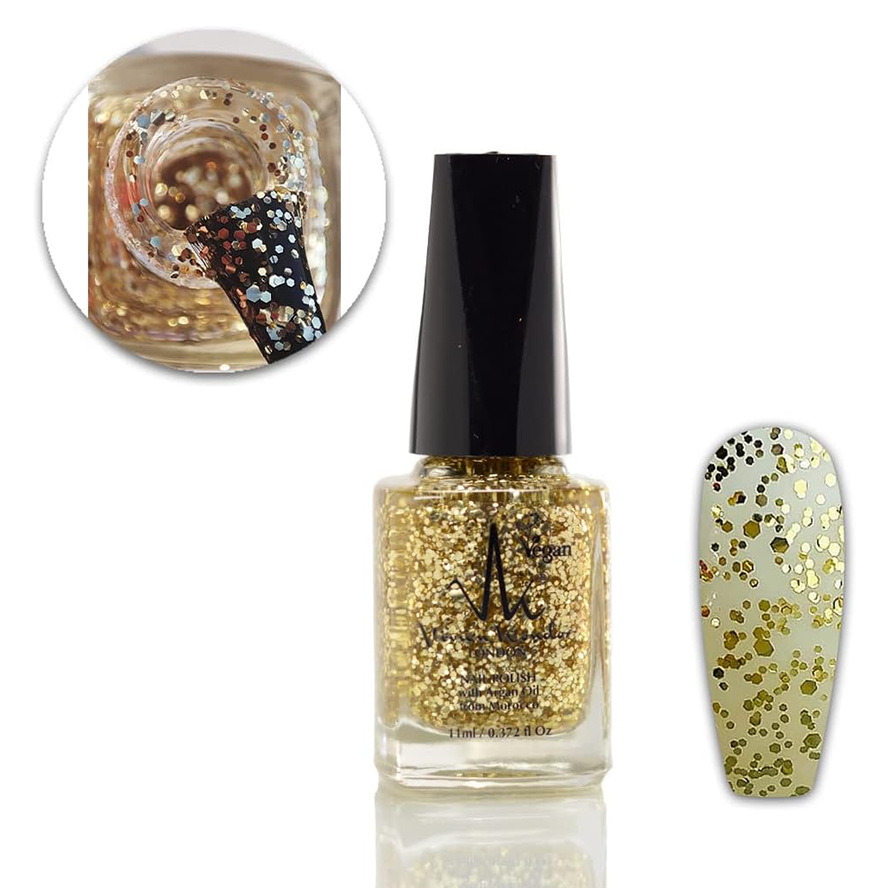 Satsuma, Blue Ice, Lilac Whispers, Rose Gold Glitter, Hot Chilli, Gold Glitter, Silver Glitter, Lime Green, Bumble Bee
