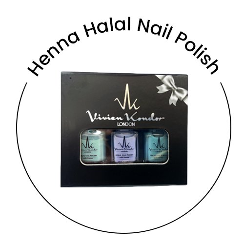 Create Your Own Box Set of 3 Henna Halal Nail Polish - Image 2