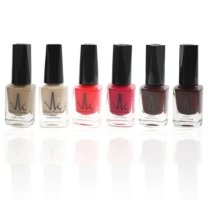box set of 6 water permeable nail polish